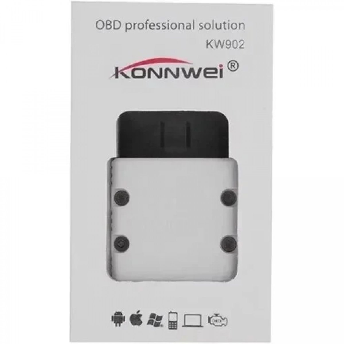 Διαγνωστικό αυτοκινήτου Konnwei OBD II Bluetooth KW902 Λευκό