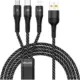 Awei CL-972 120W 3 σε1 Καλώδιο γρήγορης φόρτισης 1,2 m Μαύρο