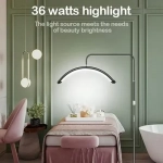 Επιδαπέδιο Φωτιστικό Led 36W Half Moon Με Τηλεκοντρόλ HD-M6X - Μαύρο