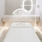 Επιδαπέδιο Φωτιστικό Led 36W Half Moon Με Τηλεκοντρόλ HD-M6X - Λευκό