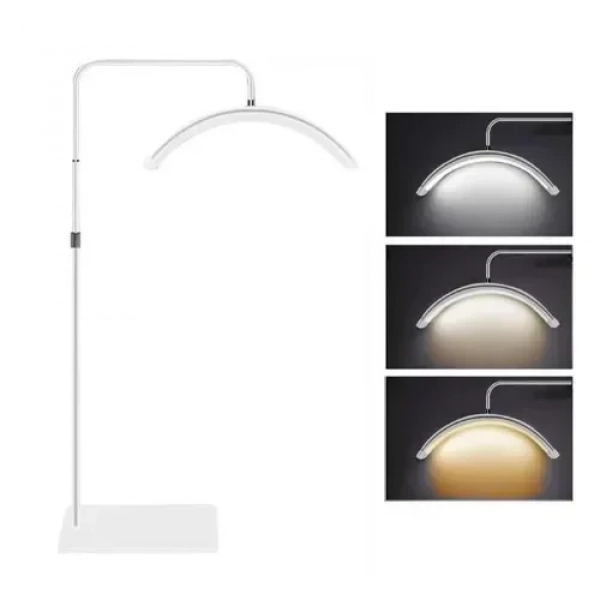 Επιδαπέδιο Φωτιστικό Led 36W Half Moon Με Τηλεκοντρόλ HD-M6X - Λευκό