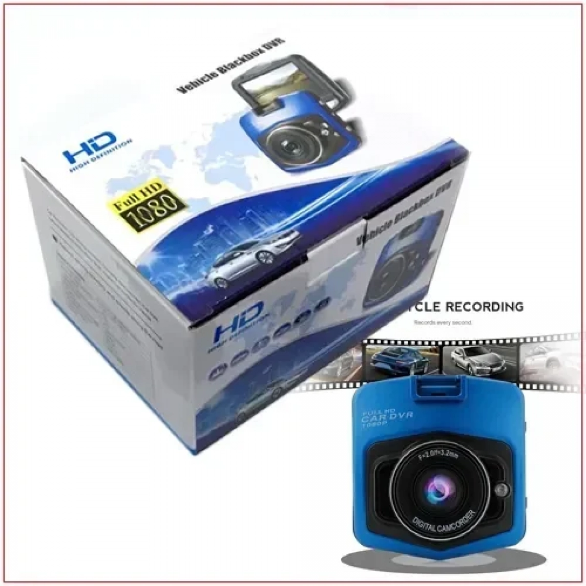 Κάμερα αυτοκινήτου Widescreen Camera 1080p 2.4″ Full HD - Μπλε