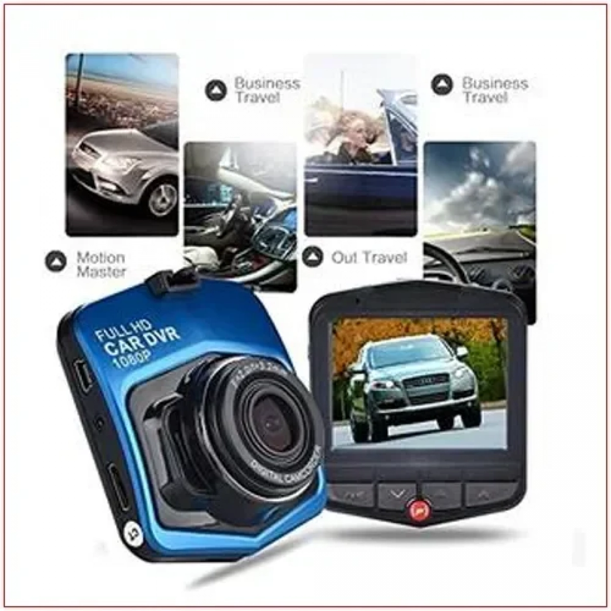 Κάμερα αυτοκινήτου Widescreen Camera 1080p 2.4″ Full HD - Μπλε