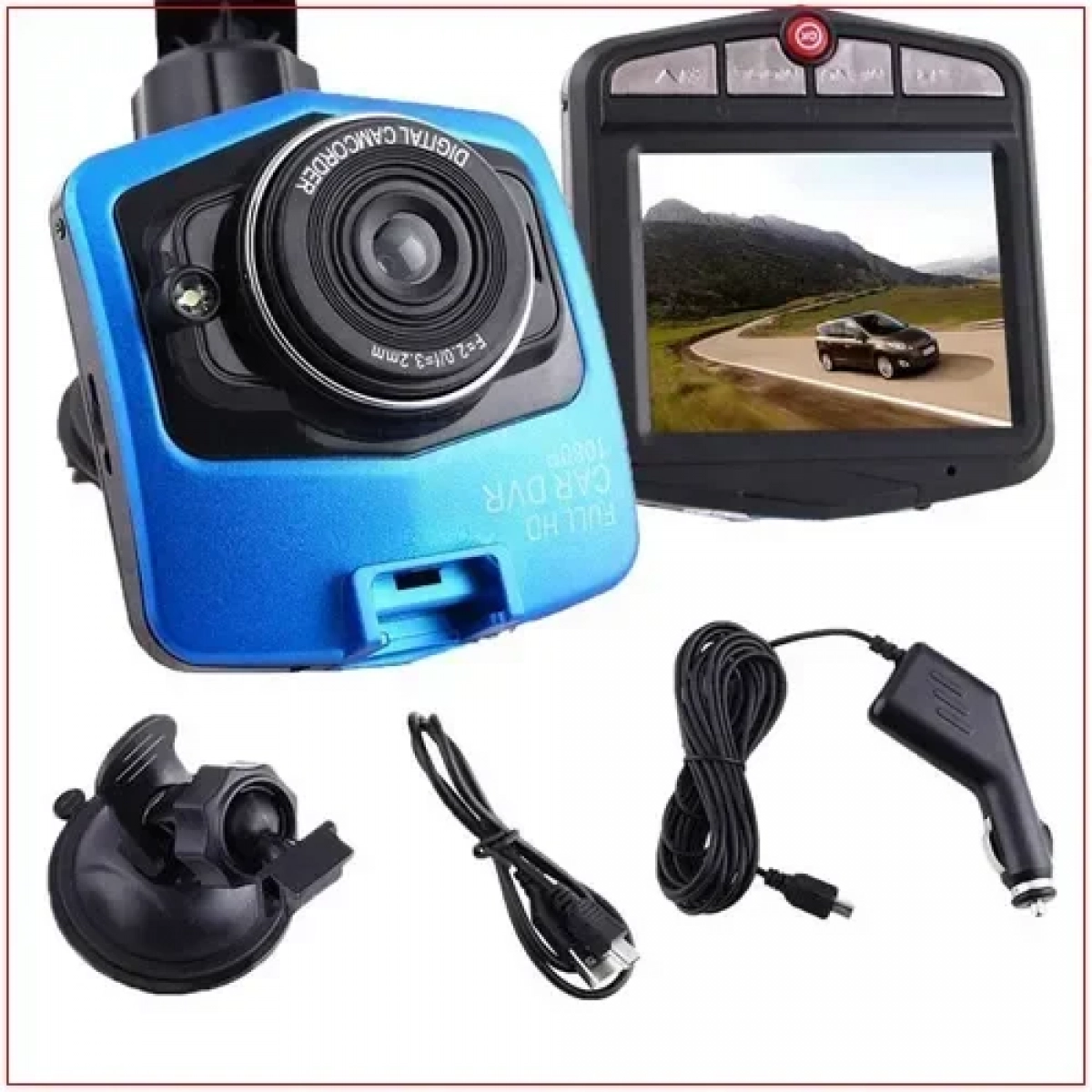 Κάμερα αυτοκινήτου Widescreen Camera 1080p 2.4″ Full HD - Μπλε