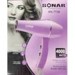Επαγγελματικό Πιστολάκι Μαλλιών 4000W Μωβ Sonar SN-7728