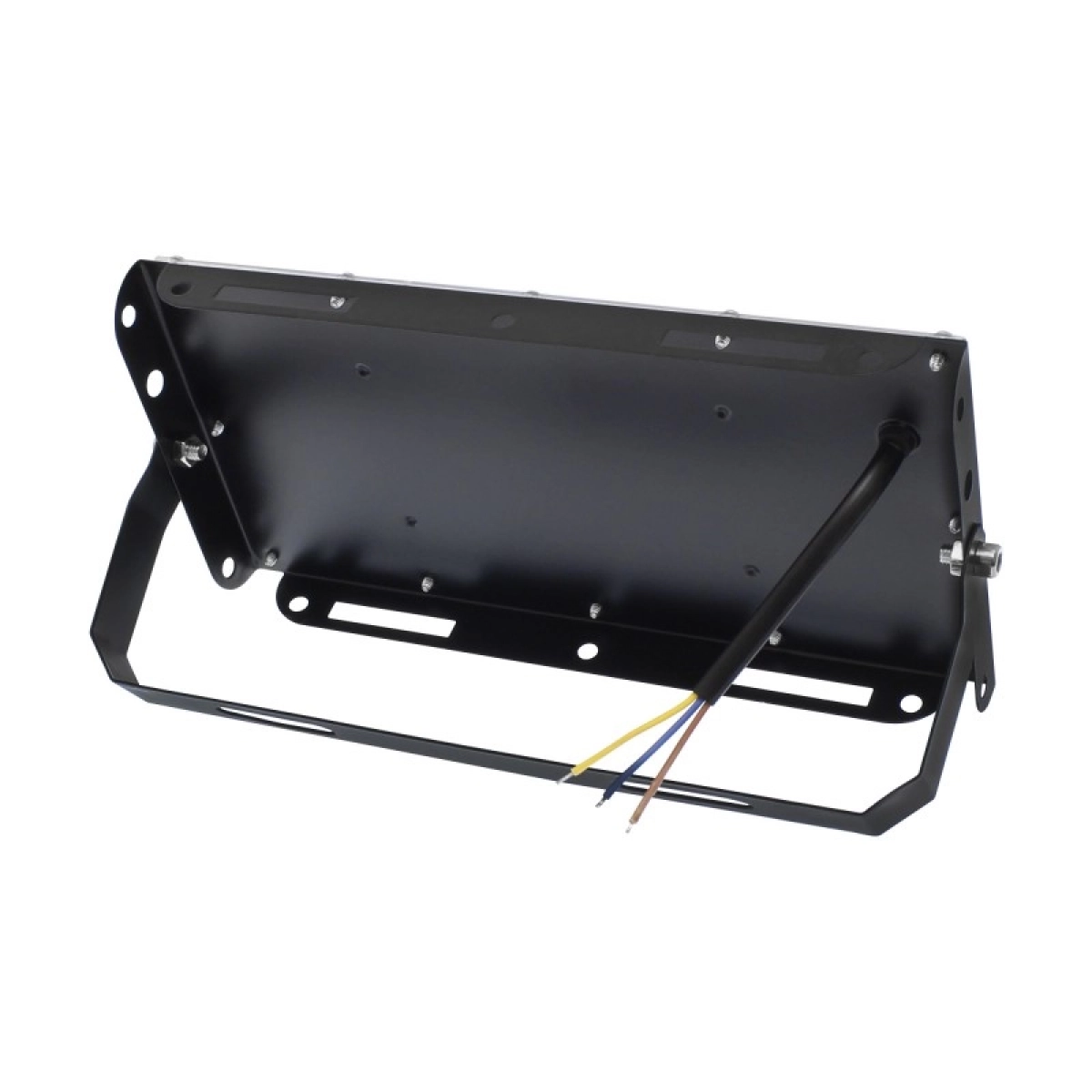 LED Αδιάβροχος προβολέας super slim RGB 220V 50W 4500LM IP66 με τηλεχειριστήριο μαύρος ΟΕΜ