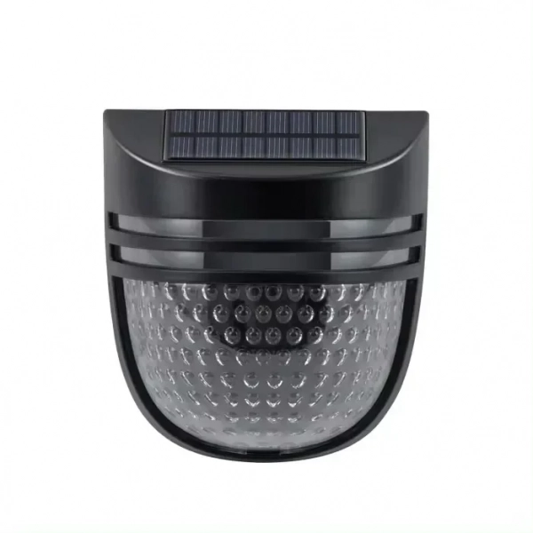 Ηλιακό Φωτιστικό Τοίχου 5V 0,3W 3000K IP65 Μαύρο 110x102x57mm Universo YH0613-C