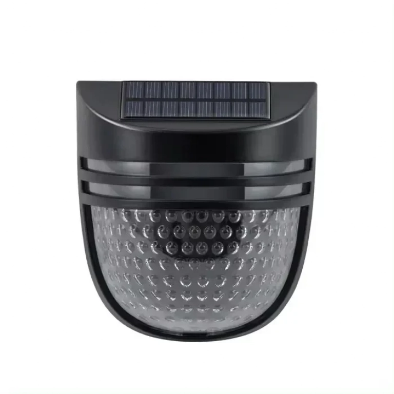 Ηλιακό Φωτιστικό Τοίχου 5V 0,3W 3000K IP65 Μαύρο 110x102x57mm Universo YH0613-C