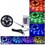 Αδιάβροχη ταινία LED τροφοδοσίας USB RGB μήκους 2m και με τηλεχειριστήριο Andowl Q-DT20 - Image 2