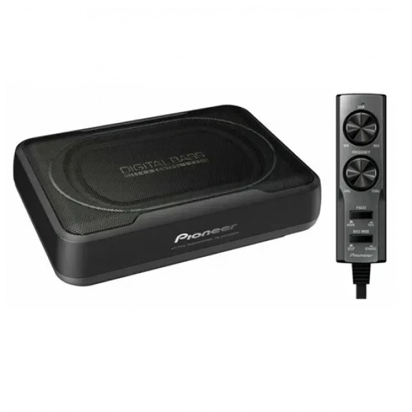 Αυτοενισχυόμενο Subwoofer αυτοκινήτου 8" 50W RMS με κούτα Pioneer - μαύρο
