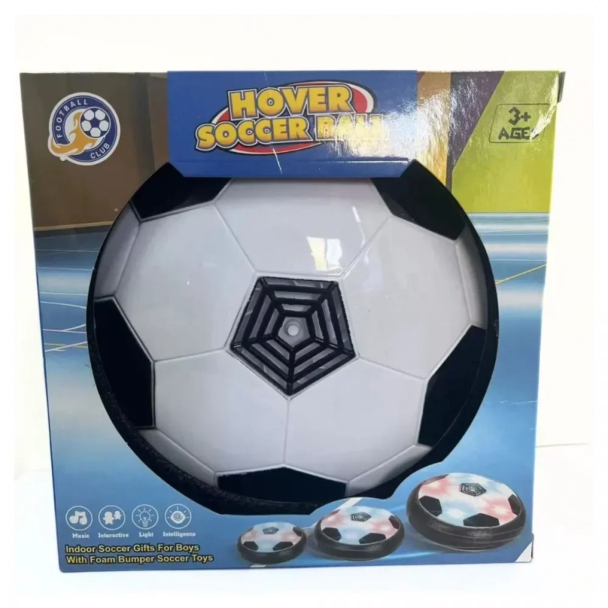 Αιωρούμενη Μπάλα Ποδοσφαίρου Hover Ball με Πολύχρωμο LED Φωτισμό - Photo2