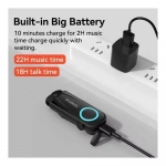 Ακουστικό πέτου In-ear Bluetooth Handsfree Firo H17 - μαύρο - Photo7