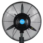 Ανεμιστήρας δαπέδου με ψεκασμό νερού 220V 260W - μαύρο