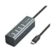 Αντάπτορας USB 2.0 Hub με 4 θύρες Type-C CL-122T Awei - ασημί