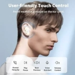 Ασύρματα ακουστικά Bluetooth KLGO HK-65BL λευκό - Image 5