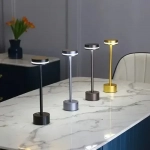 Ασύρματο επιτραπέζιο φωτιστικό LED - Atmosphere Table Lamp ασημί - Image 2