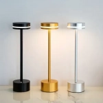 Ασύρματο επιτραπέζιο φωτιστικό LED - Atmosphere Table Lamp ασημί - Image 4