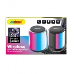 Ασύρματο φορητό ηχείο Wireless V5.0 Andowl Q-YX222 σε χρώμα μαύρο
