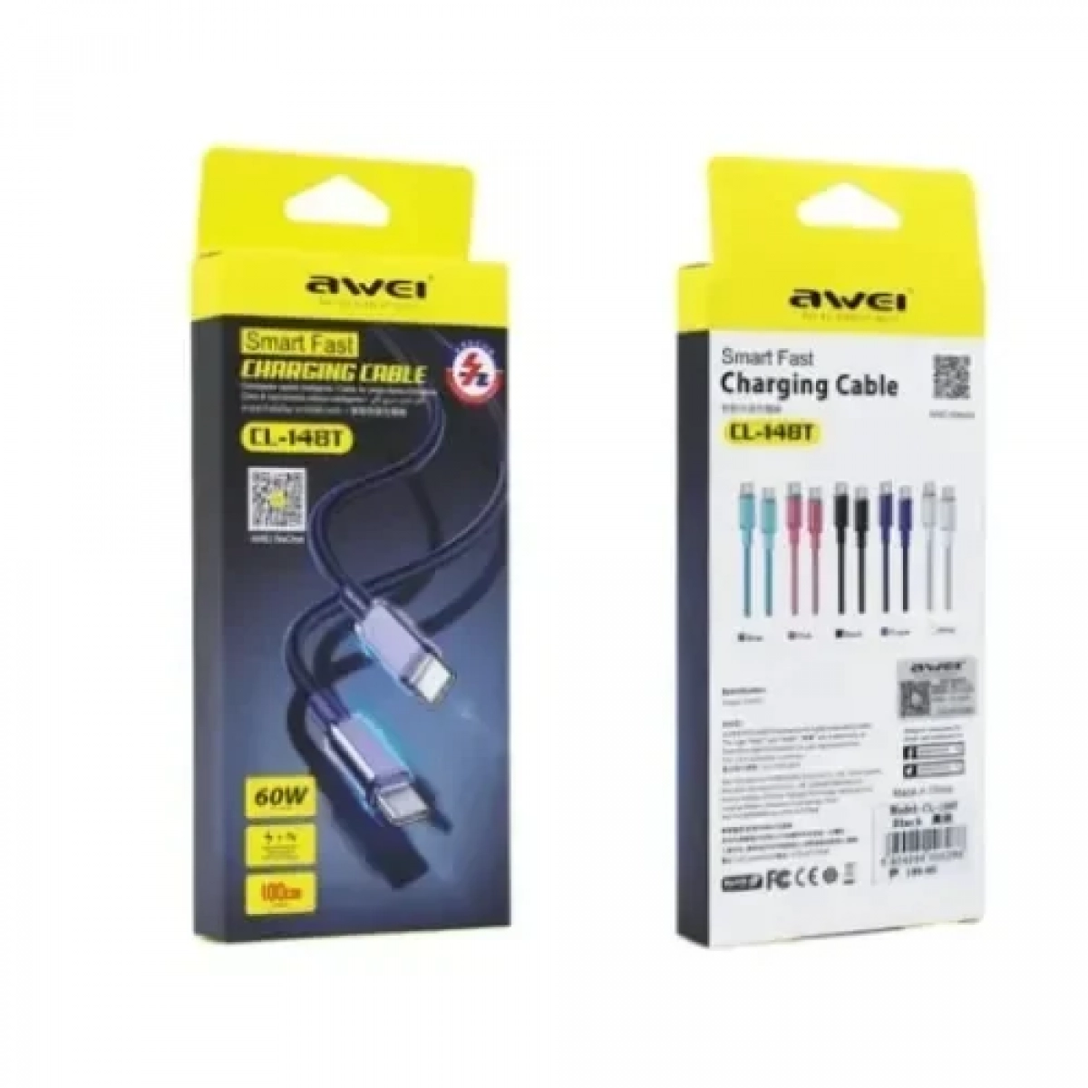Awei CL-148L Καλώδιο Type-C σε Lightning Γρήγορη φόρτιση 30W
