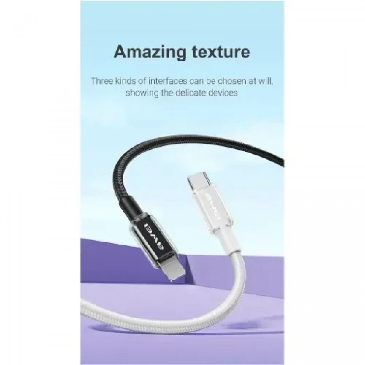 Awei CL-148L Καλώδιο Type-C σε Lightning Γρήγορη φόρτιση 30W