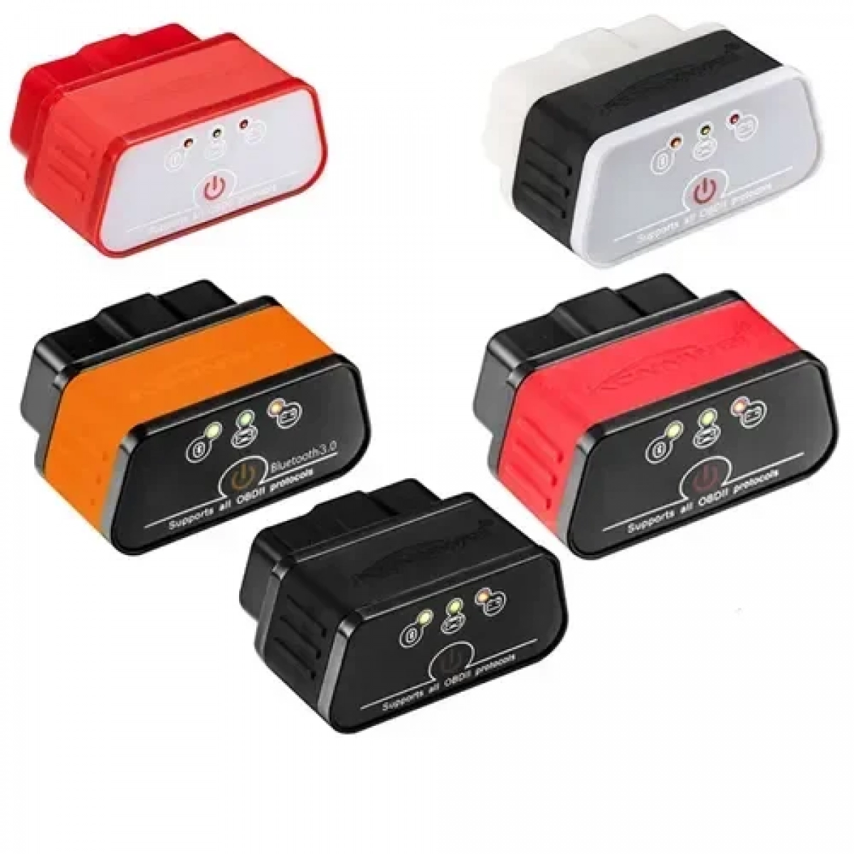 Διαγνωστικό βλαβών OBD 2 συμβατό με Android Konnwei KW903 - μαύρο - Image 2
