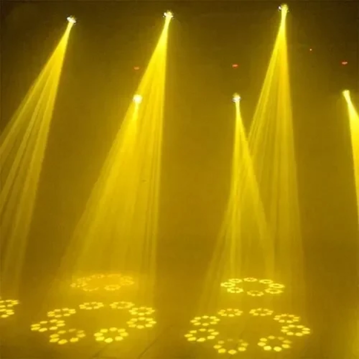 Έγχρωμος περιστρεφόμενος προβολέας LED RGB για party 100W - μαύρο - Image 3