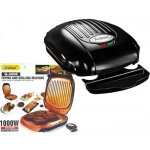 Επιτραπέζια ηλεκτρική ψησταριά Frying And Grilling Machine Andowl Q-JK08 μαύρο - χρυσό - Image 2