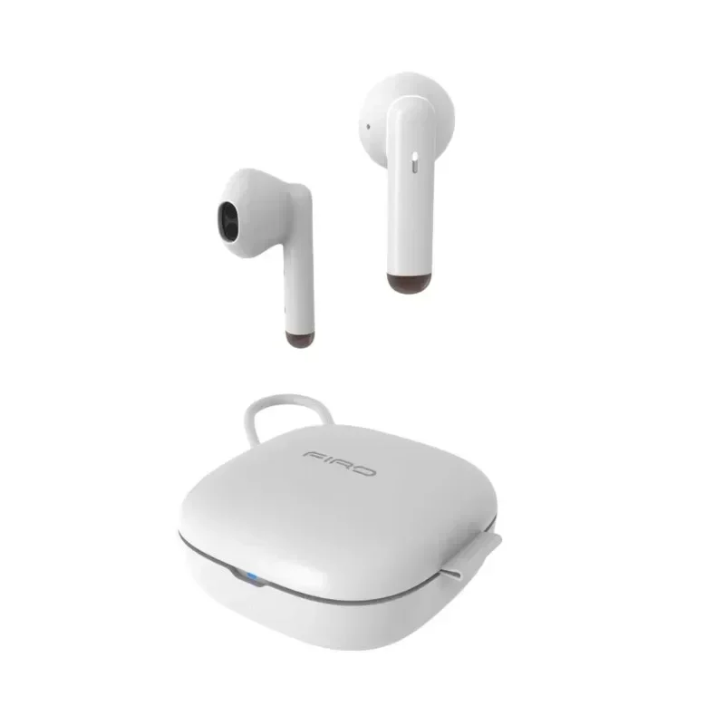 Ασύρματα Ακουστικά Firo Two A18 True Bluetooth 5.3 Tws – Λευκά