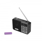Φορητό Ραδιόφωνο Μπαταρίας CMiK MK-066U με USB, MicroSD, AUX - Μαύρο - Photo1
