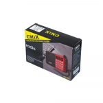 Φορητό Ραδιόφωνο Μπαταρίας CMiK MK-066U με USB, MicroSD, AUX - Μαύρο - Photo2