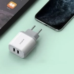 Φορτιστής ταχείας φόρτισης με 2 θύρες USB 2.4A Xipin EU-20T - Image 2