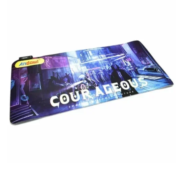Gaming mousepad με RGB LED φωτισμό και περίγραμμα 900x400mm Andowl Q-R30
