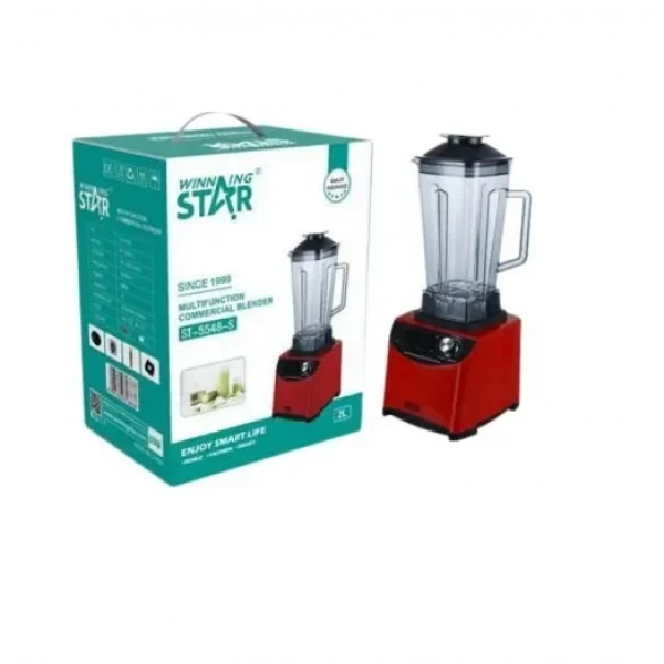 Ηλεκτρικό μπλέντερ πολλαπλών χρήσεων 2lt 800W Winning Star ST-5548-S κόκκινο