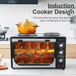 Ηλεκτρικός φούρνος με δύο εστίες 35lt 3200W Electric Oven Sokany SK-535 μαύρο - Image 2