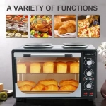 Ηλεκτρικός φούρνος με δύο εστίες 35lt 3200W Electric Oven Sokany SK-535 μαύρο - Image 3