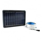 Ηλιακή ταινία LED 20m IP65 200W με βάση πάνελ και χρώμα θερμού λευκού φωτισμού 3000K - OEM