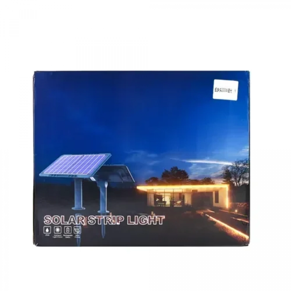 Ηλιακή ταινία LED 20m IP65 200W με βάση πάνελ και χρώμα θερμού λευκού φωτισμού 3000K - OEM - Image 4