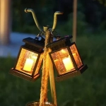 Ηλιακό Φωτιστικό Κήπου Ρετρό Στυλ – Solar Garden Light - Image 3