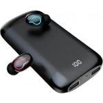 In-ear Bluetooth Handsfree ακουστικά με θήκη φόρτισης Andowl Q66 - μαύρα - Image 3