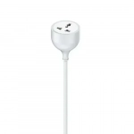 Καλώδιο τροφοδοσίας UK Pin Extension Cord 2500W 5000mm 10A LDNIO SC1017 - λευκό - Image 3