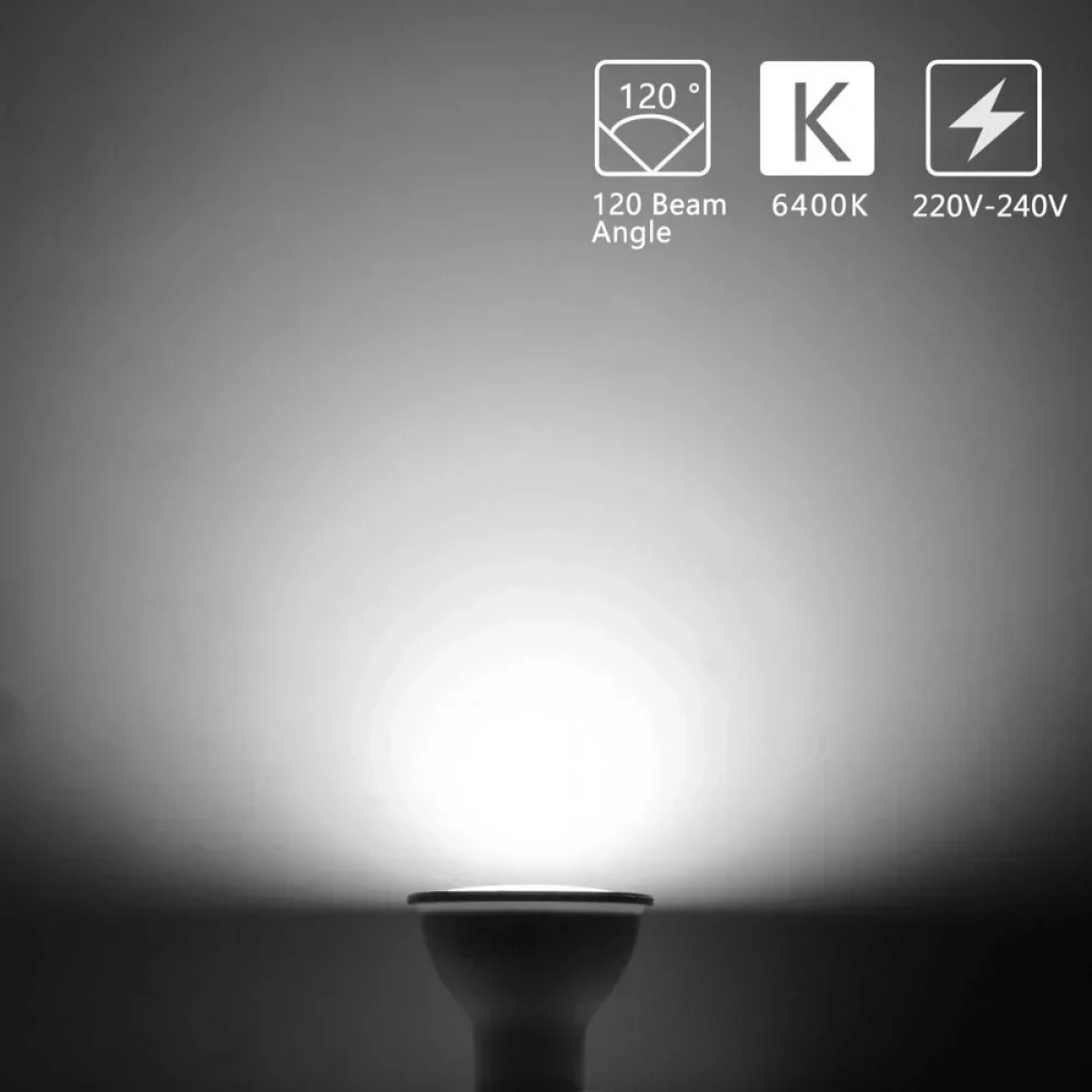 Λάμπα LED GU10 8W 6500Κ Aigostar