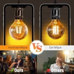 Λάμπα νήματος LED Amber G80 E27 6W 2200K Aigostar