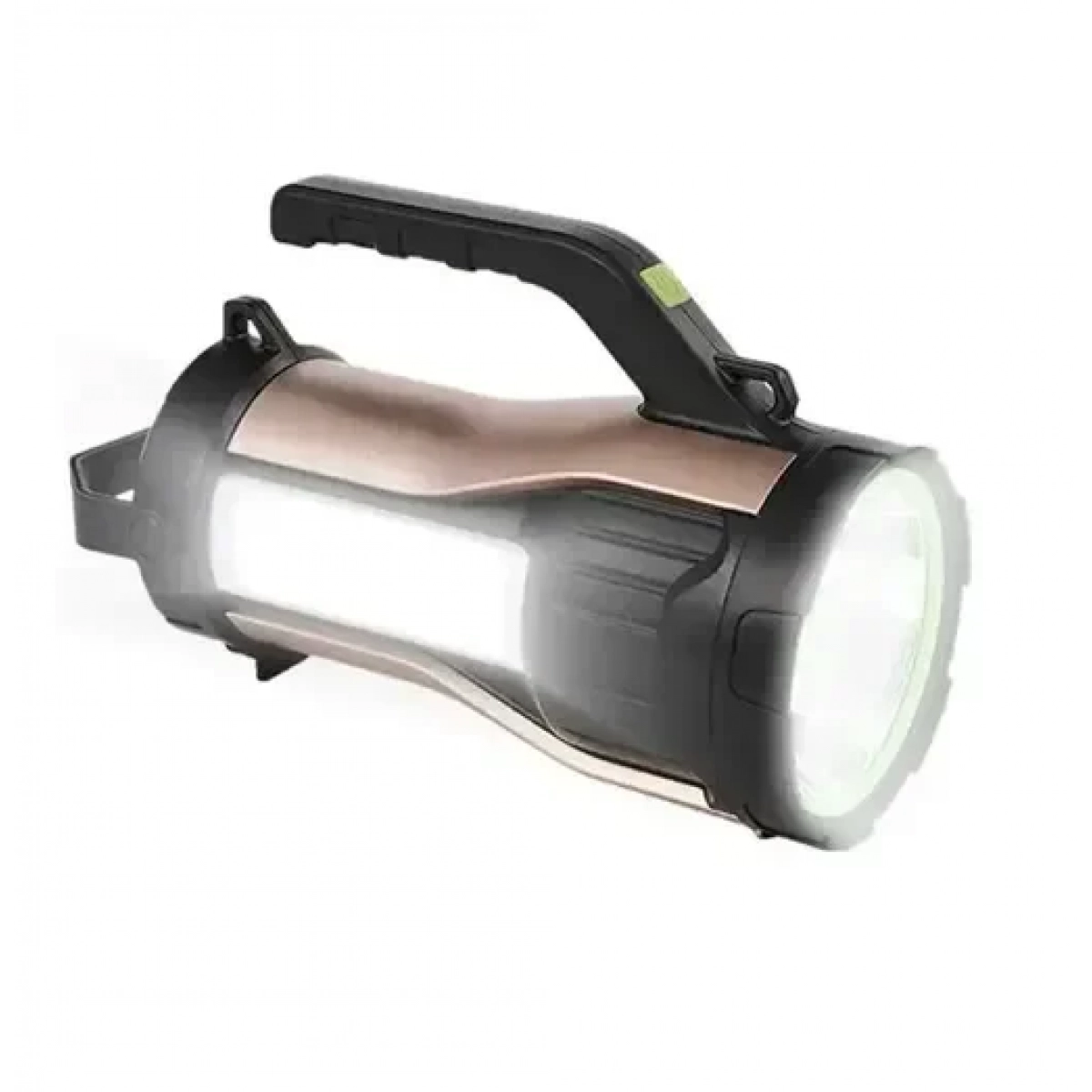 LED επαναφορτιζόμενος ηλιακός διπλός φακός 30W ψυχρό λευκό – κόκκινο με 7 λειτουργίες φωτισμού HEL-T96 χρυσό - Image 2