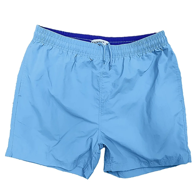 Μαγιό Ανδρικό Μονόχρωμο Ναύλον Γαλάζιο SummerTiempo 622972