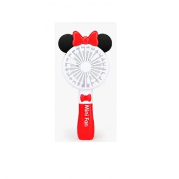Μίνι ανεμιστηράκι χειρός Mini Fan σε κόκκινο χρώμα
