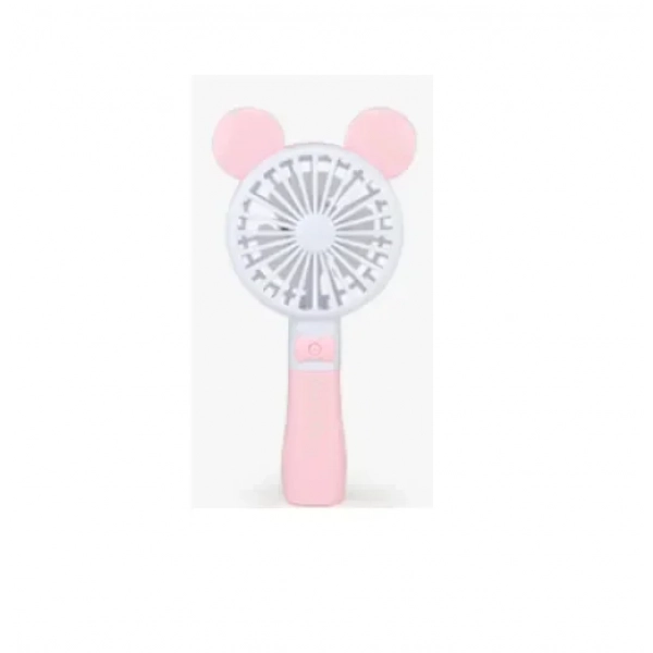 Μίνι ανεμιστηράκι χειρός Mini Fan σε ροζ χρώμα