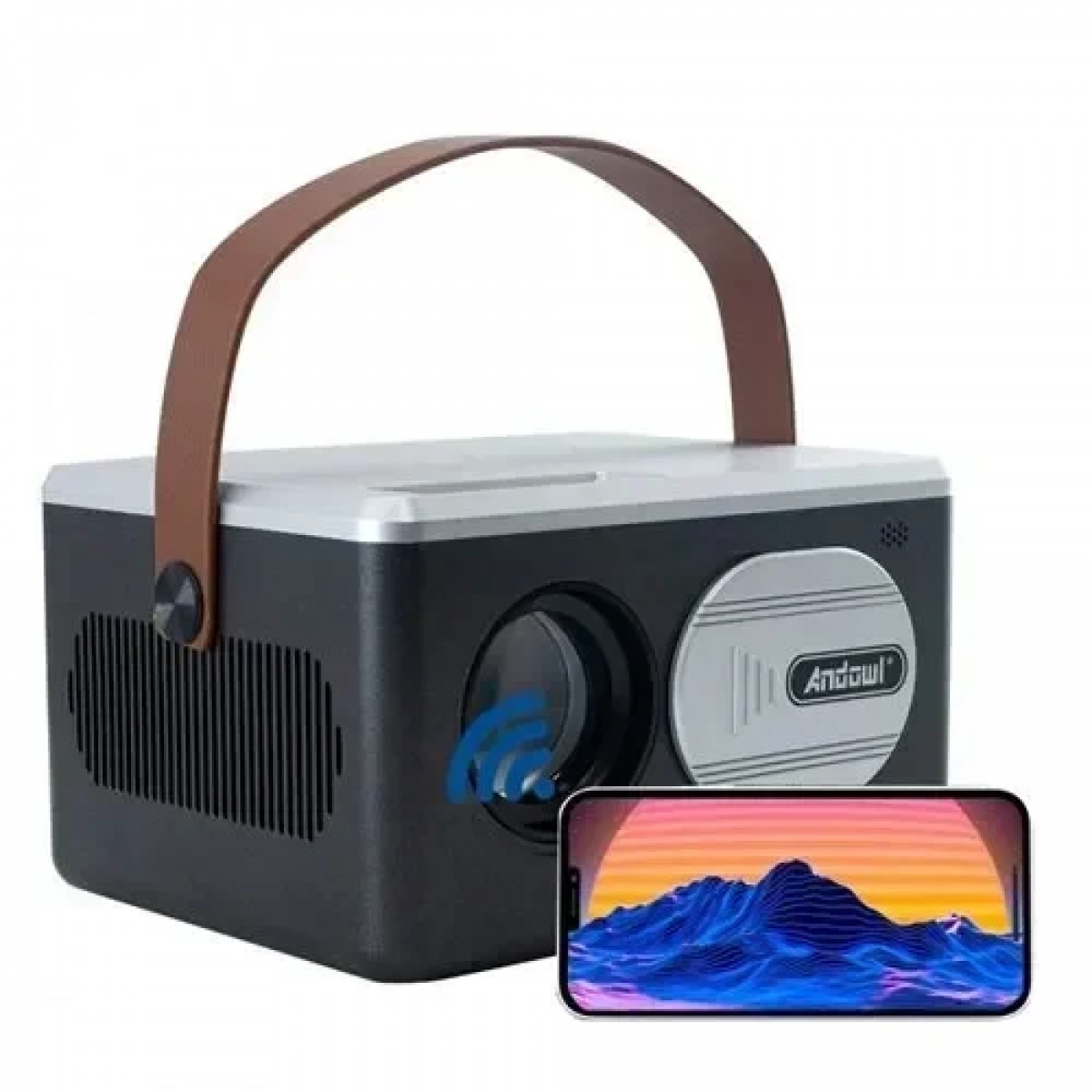 Mini Projector με ανάλυση Ultra 2K Andowl Q-HD4800 - μαύρο - Image 3
