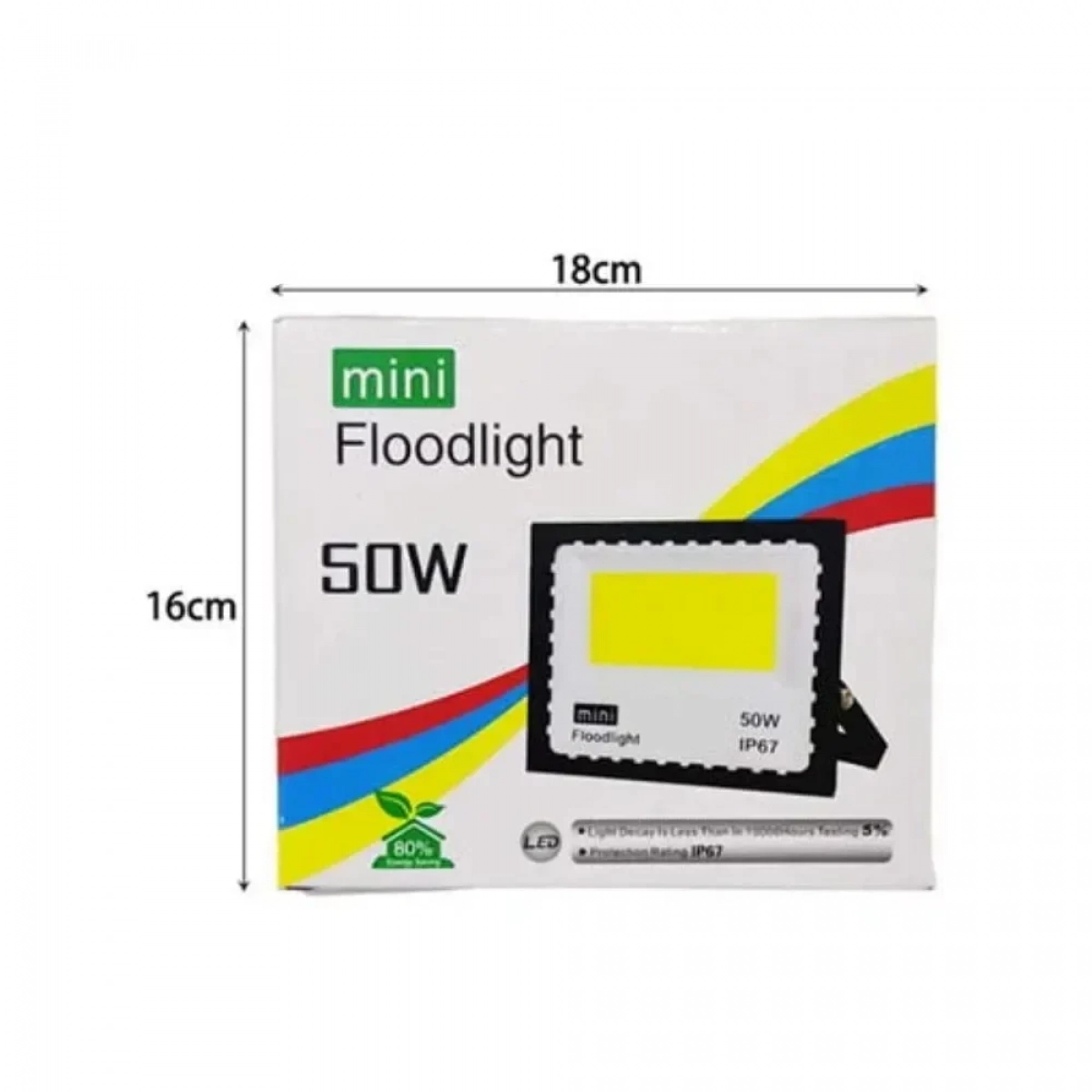 Μίνι Προβολέας LED 50W Αδιάβροχος IP67 - Photo2