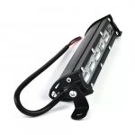 Mini slim προβολέας μπάρα 6LED 18W 12-30V λευκού φωτισμού 6000K IP67 OEM – μαύρο - Image 2