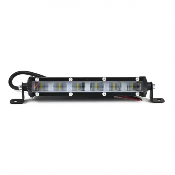 Mini slim προβολέας μπάρα 6LED 18W 12-30V λευκού φωτισμού 6000K IP67 OEM – μαύρο